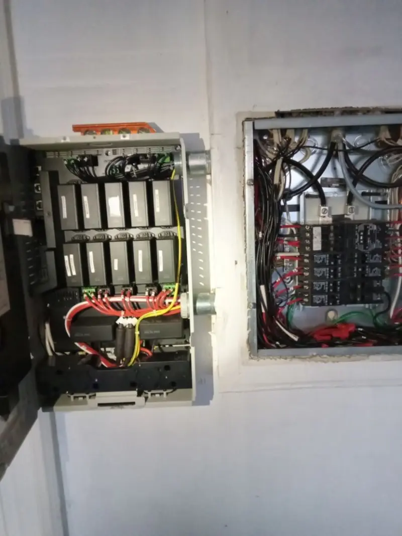 Electrical panel upgrade completed for Indoor Lighting Installation in La Cienega
